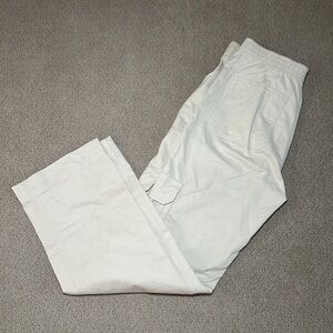 Abercrombie Cream Cargo Pants